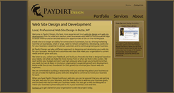 Desktop Screenshot of paydirtdesign.com